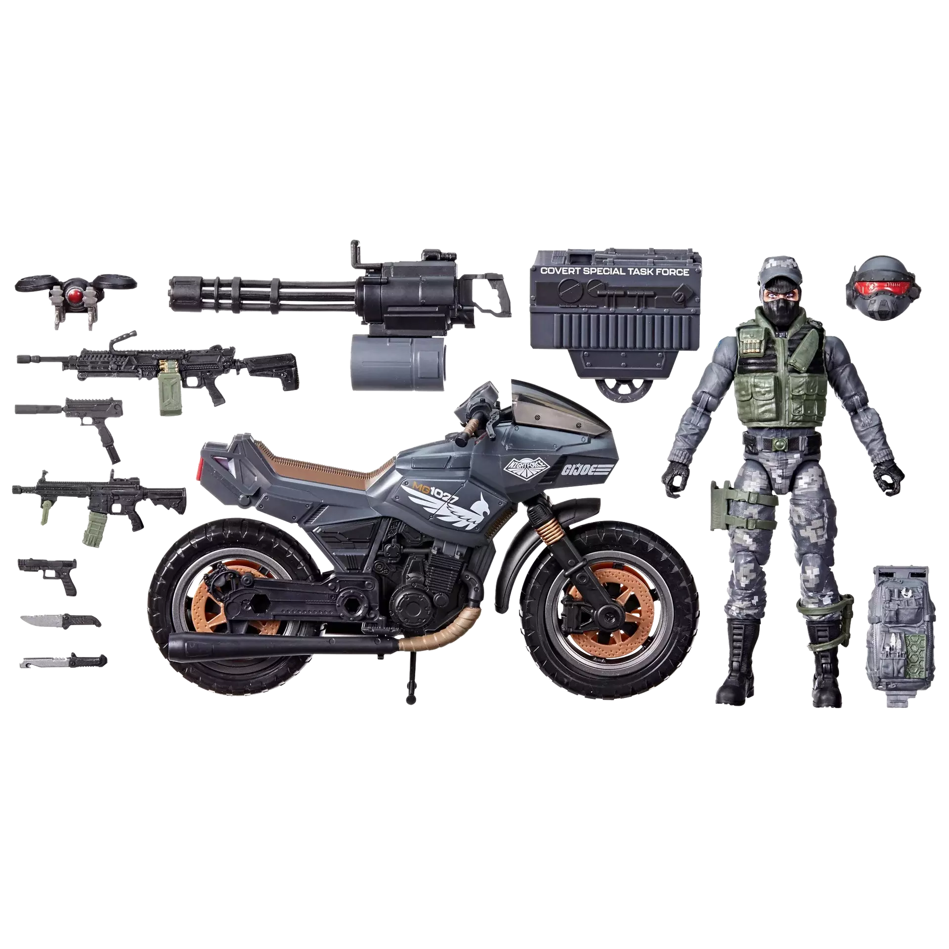 G.I. Joe Classified Series #127, Night Force Jason "Shockwave" Faria & Night Pursuit Cycle