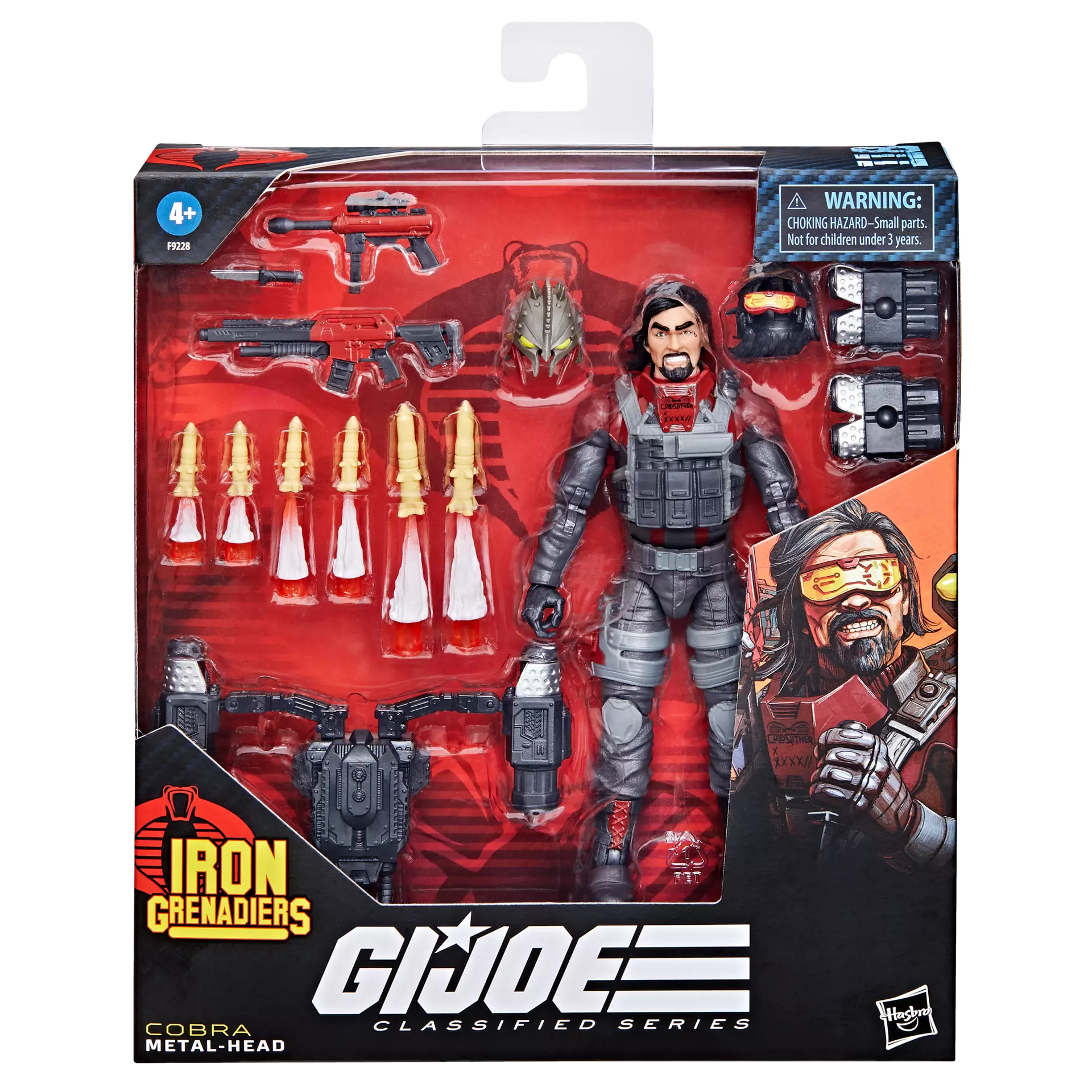 G.I. Joe Classified Series #118, Iron Grenadier Metal-Head