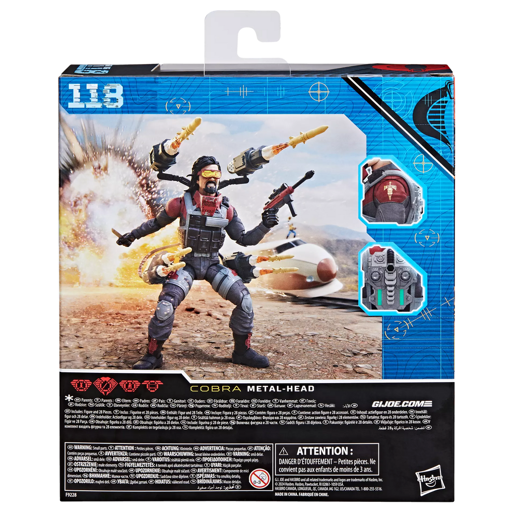 G.I. Joe Classified Series #118, Iron Grenadier Metal-Head