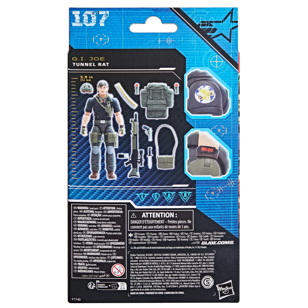 G.I. Joe Classified Series #107,  Night Force Tunnel Rat