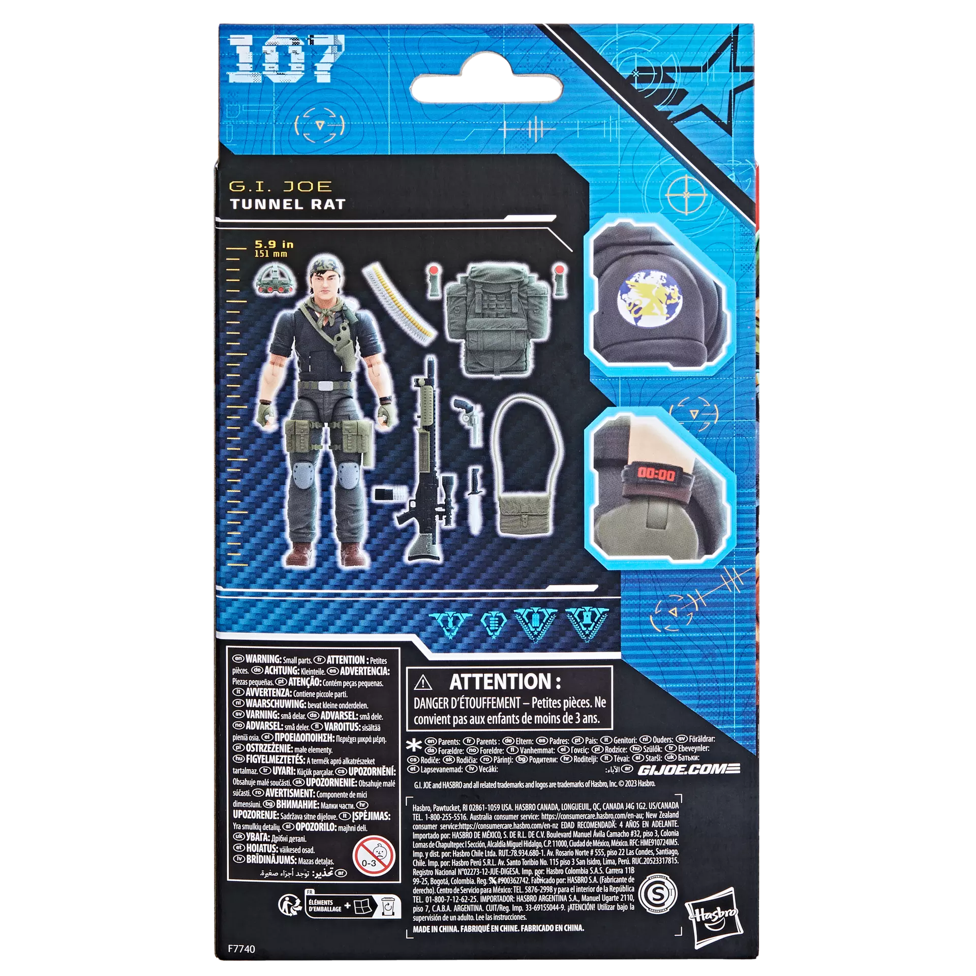 G.I. Joe Classified Series #107,  Night Force Tunnel Rat