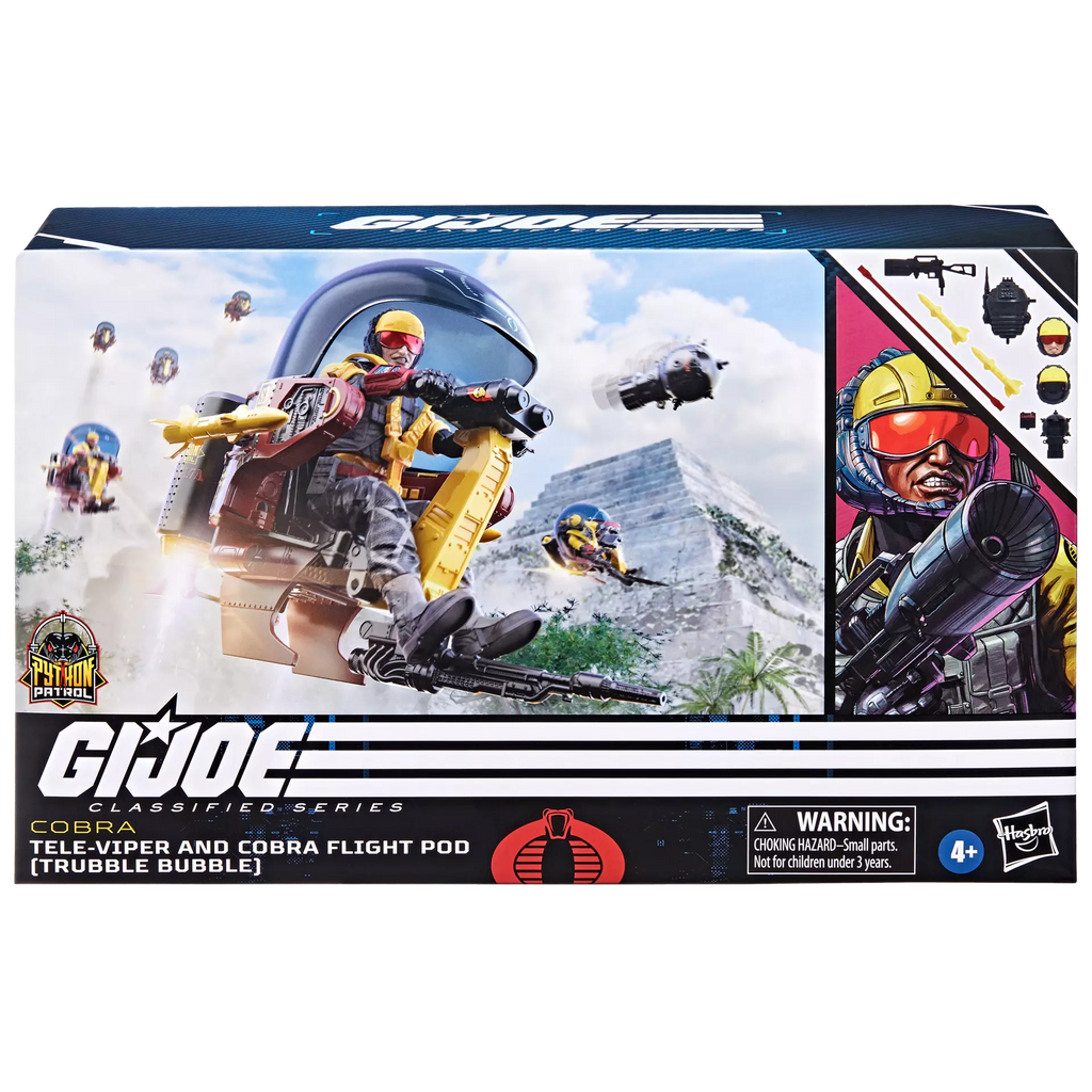 G.I. Joe Classified Series #98, Python Patrol Tele-Viper & Cobra Flight Pod (Trubble Bubble)
