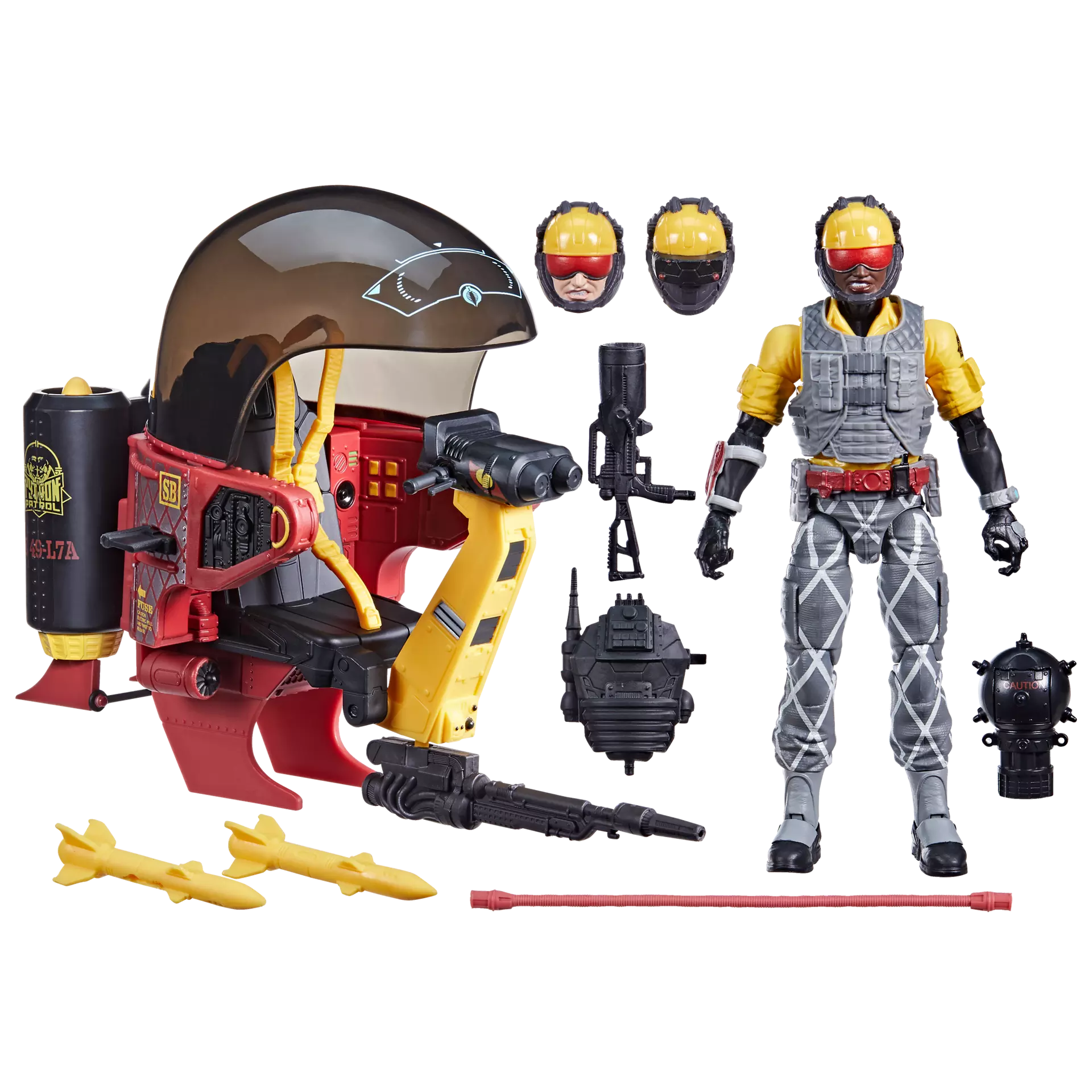 G.I. Joe Classified Series #98, Python Patrol Tele-Viper & Cobra Flight Pod (Trubble Bubble)