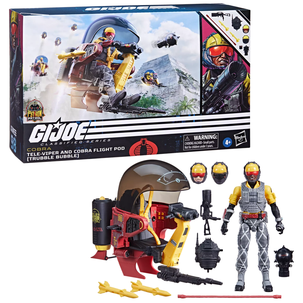 G.I. Joe Classified Series #98, Python Patrol Tele-Viper & Cobra Flight Pod (Trubble Bubble)