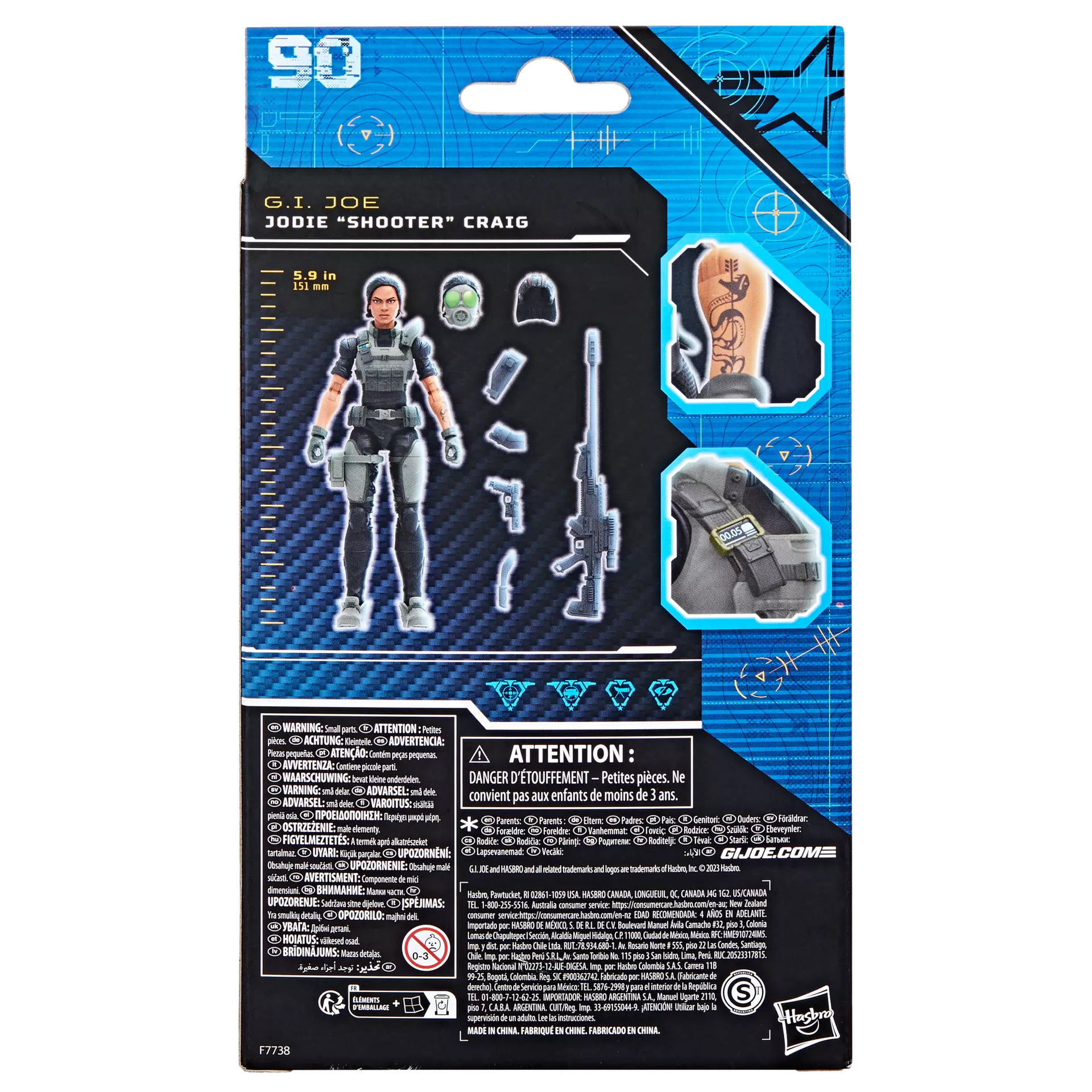 G.I. Joe Classified Series Nightforce Jodie "Shooter" Craig