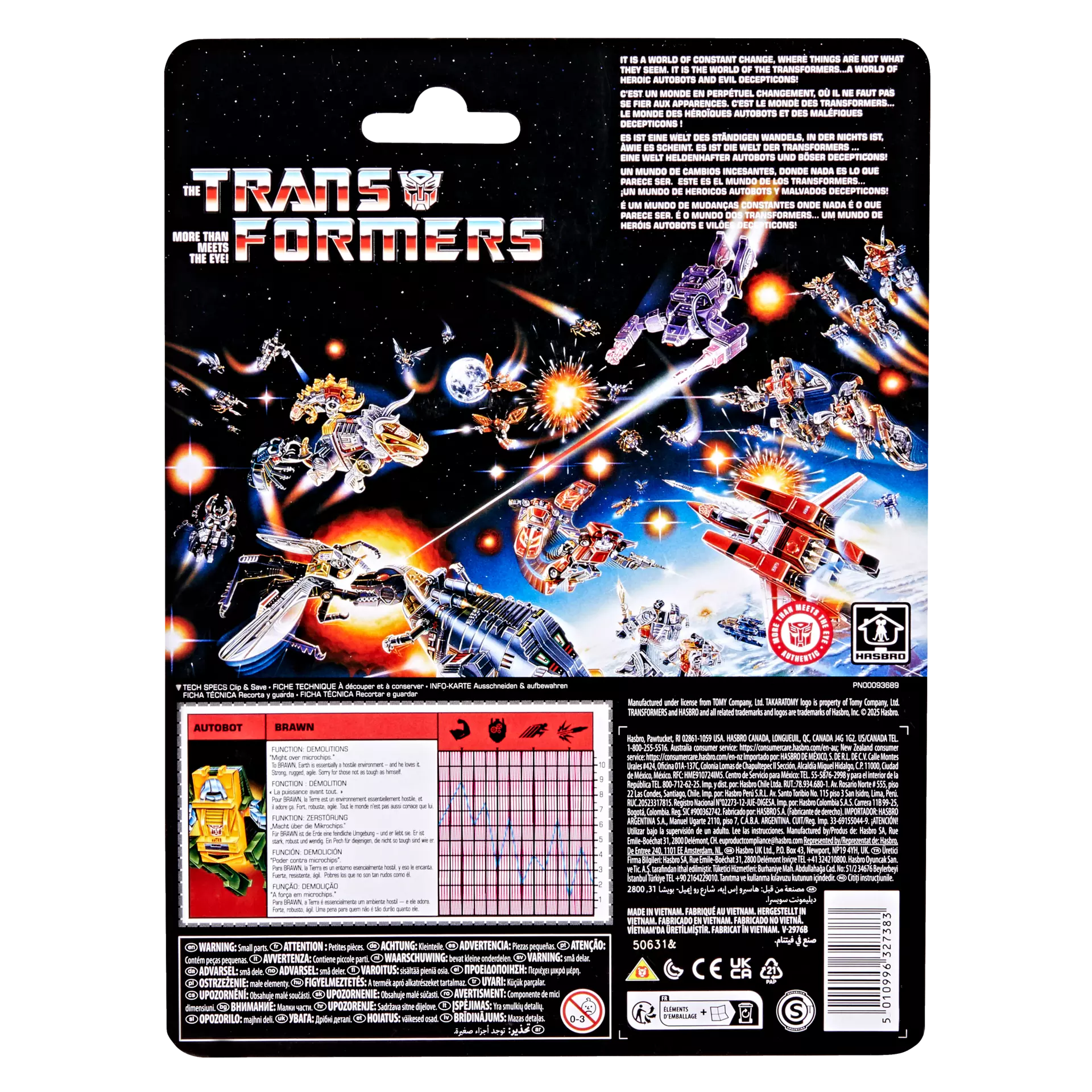 Transformers Retro G1 Autobot Brawn