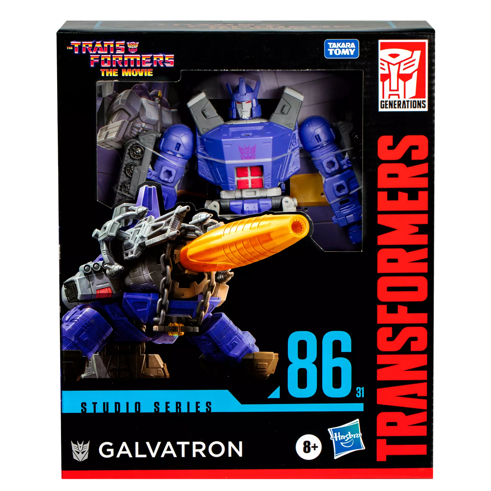 Transformers Toys Studio Series Leader Class The Transformers: The Movie 86-31 Galvatron, 8.5-inch Converting Action Figure, 8+