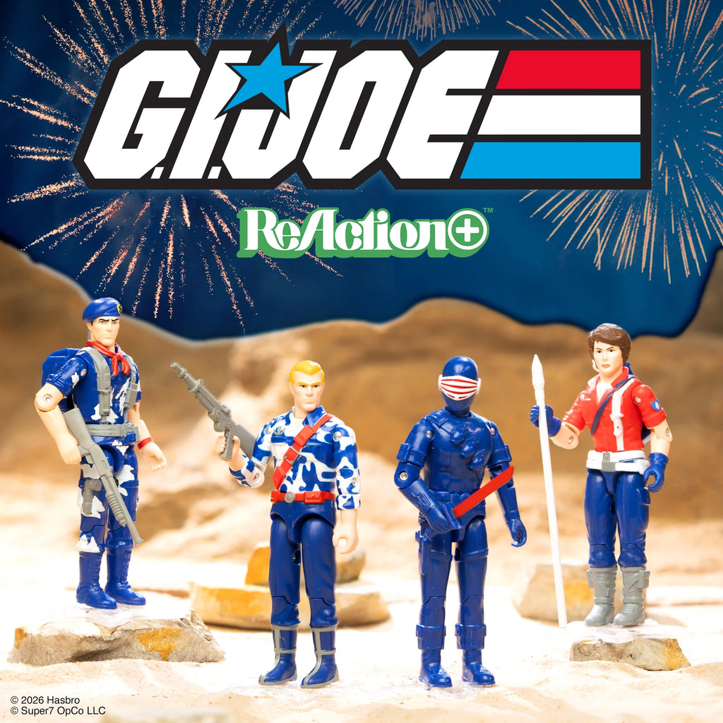 G.I. Joe ReAction+ Wave 8 — America's 250th Anniversary 4-Figure Bundle
