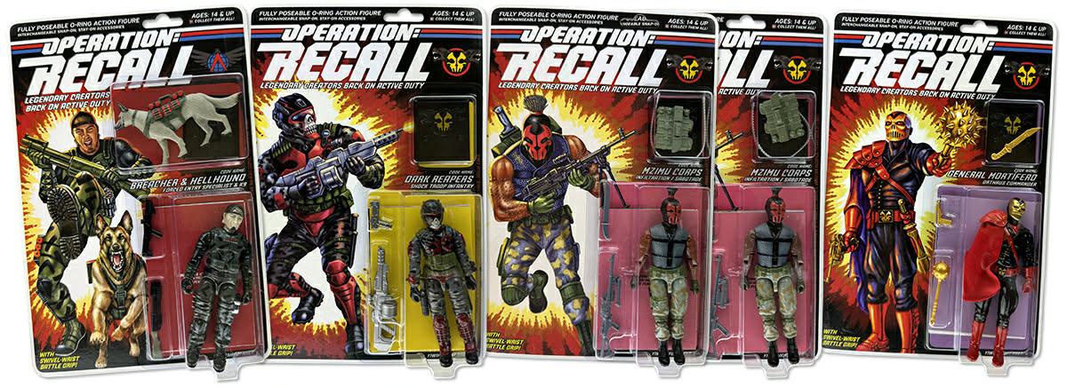 Operation: Recall – Wave One Complete Collector Bundle (Both Mzimu Variants) – 5 Figures