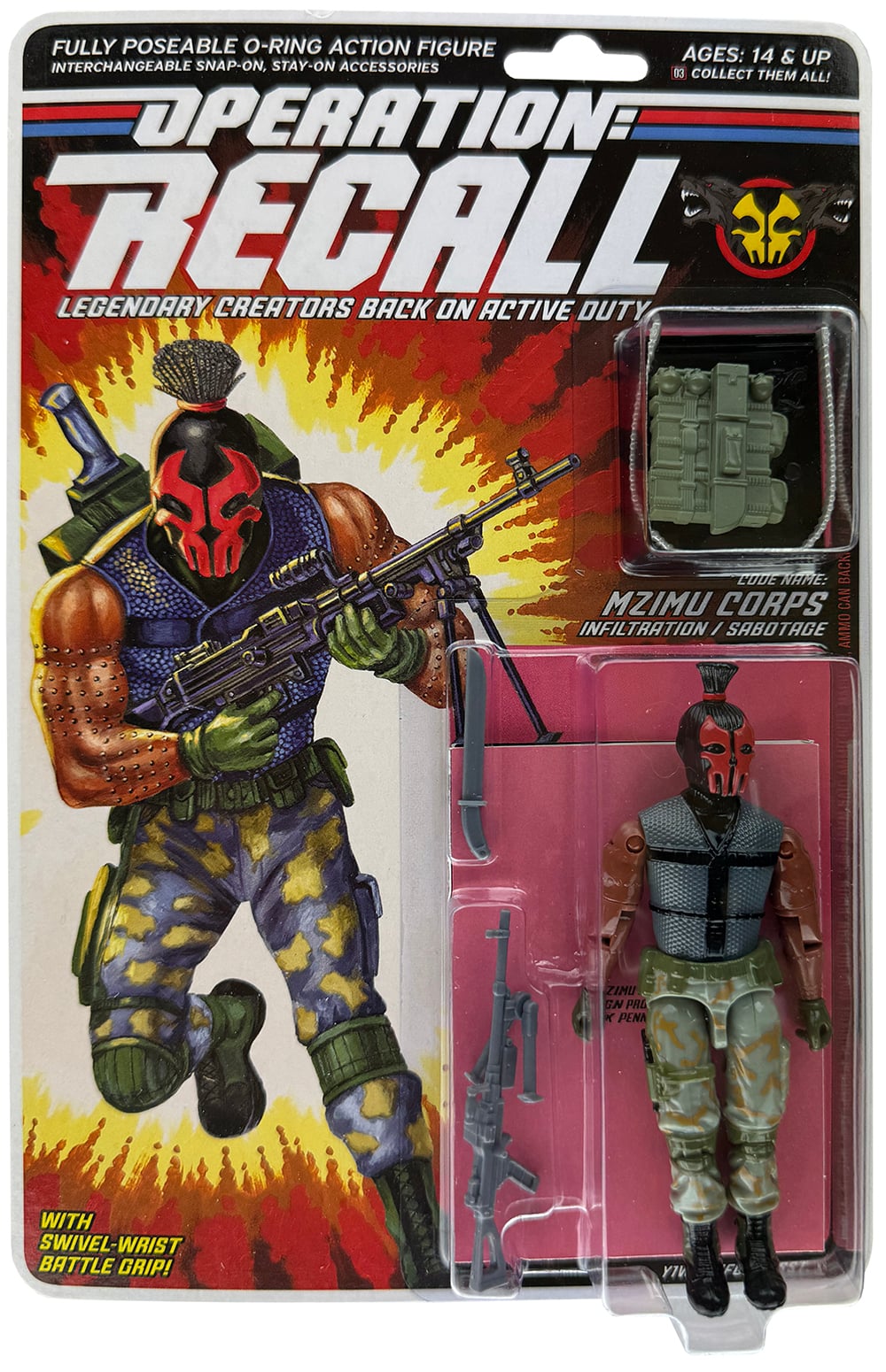 Operation: Recall – Wave One Bundle (Caramel Mzimu Variant) – 4 Figures