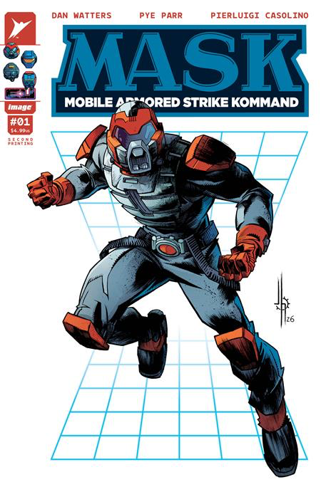 M.A.S.K. #1 Second Printing — Cover A (Jason Howard) PRE-ORDER