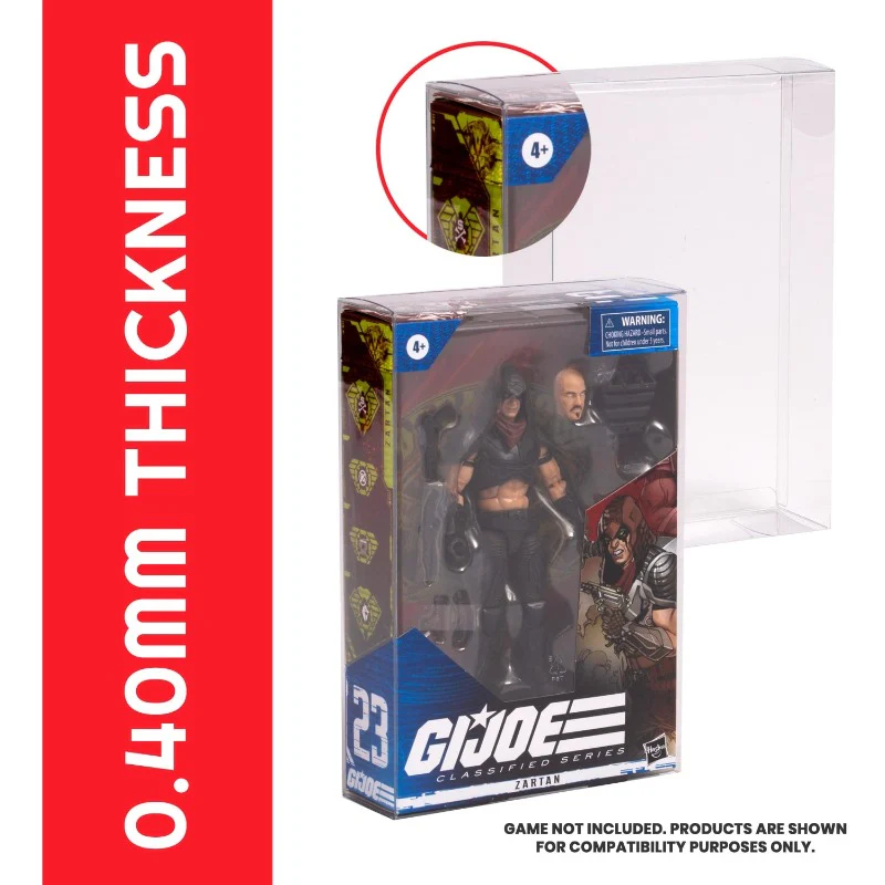 GI Joe Classified Series figure not included – protector case shown for compatibility purposes only