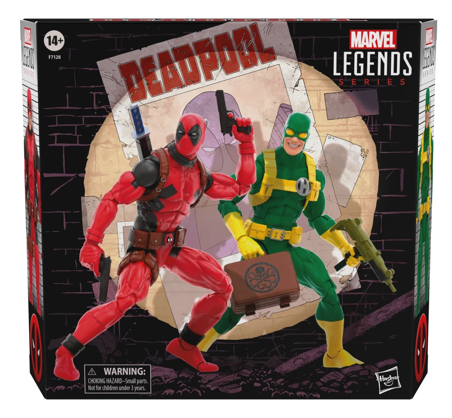 Marvel Legends SDCC 2023 Exclusive Deadpool and Bob, Agent of Hydra 6-Inch Action Figure 2-Pack