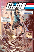 G.I. Joe A Real American Hero #330 2nd Printing cover featuring Lara Croft / Tomb Raider