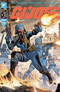 G.I. Joe #24 Cover B comic cover by Joshua Cassara and Romulo Fajardo Jr., featuring Cobra operatives in a city battle