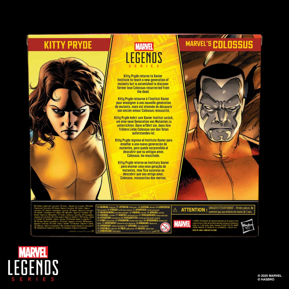 Marvel Legends Series X-Men Kitty Pryde & Marvel's Colossus Action Figure Two-Pack