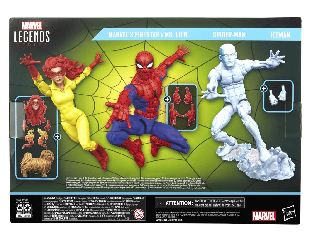 Marvel Legends Series Spider-Man and His Amazing Friends Multipack Action Figures (6")
