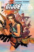 G.I. Joe A Real American Hero / Tomb Raider #1 Cover A by Elena Casagrande and Alex Guimarães