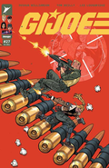 G.I. Joe #27 Cover A by Tom Reilly, featuring characters in action against a red background