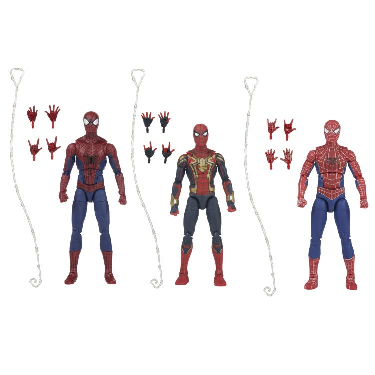Spider-Man: No Way Home Marvel Legends Spider-Man (Multiverse Edition) Exclusive Action Figure Three-Pack