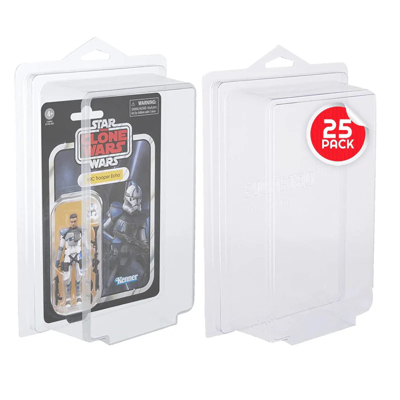 Display protector case for Star Wars action figures – clear organization, hassle free, superior durability, perfect fit