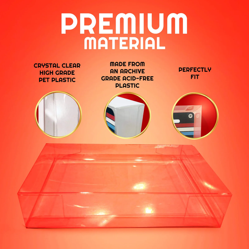 Premium crystal clear PET plastic material