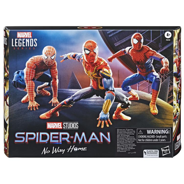 Spider-Man: No Way Home Marvel Legends Spider-Man (Multiverse Edition) Exclusive Action Figure Three-Pack