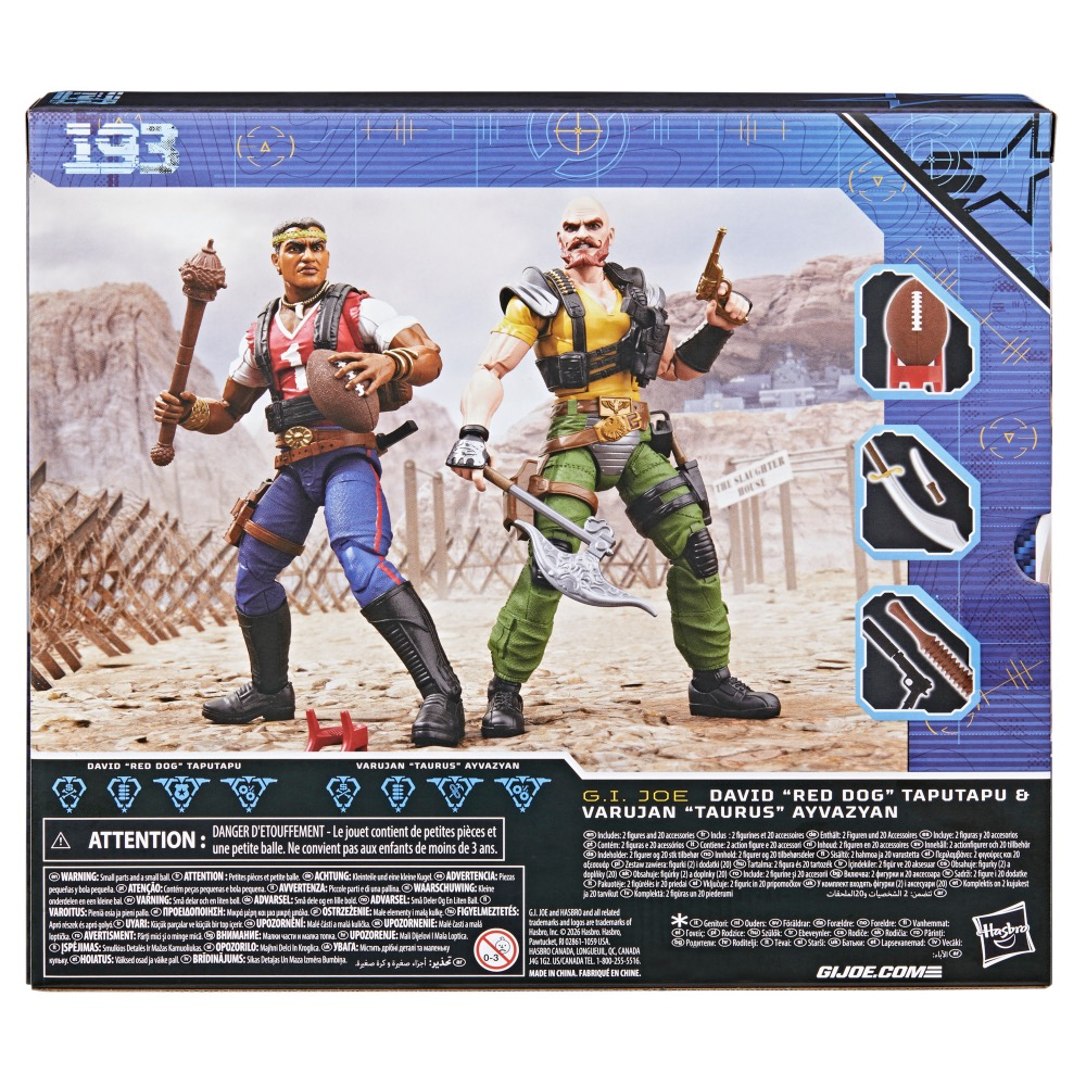 G.I. Joe Classified Series #193, David "Red Dog" Taputapu & Varujan "Taurus" Ayvazyan