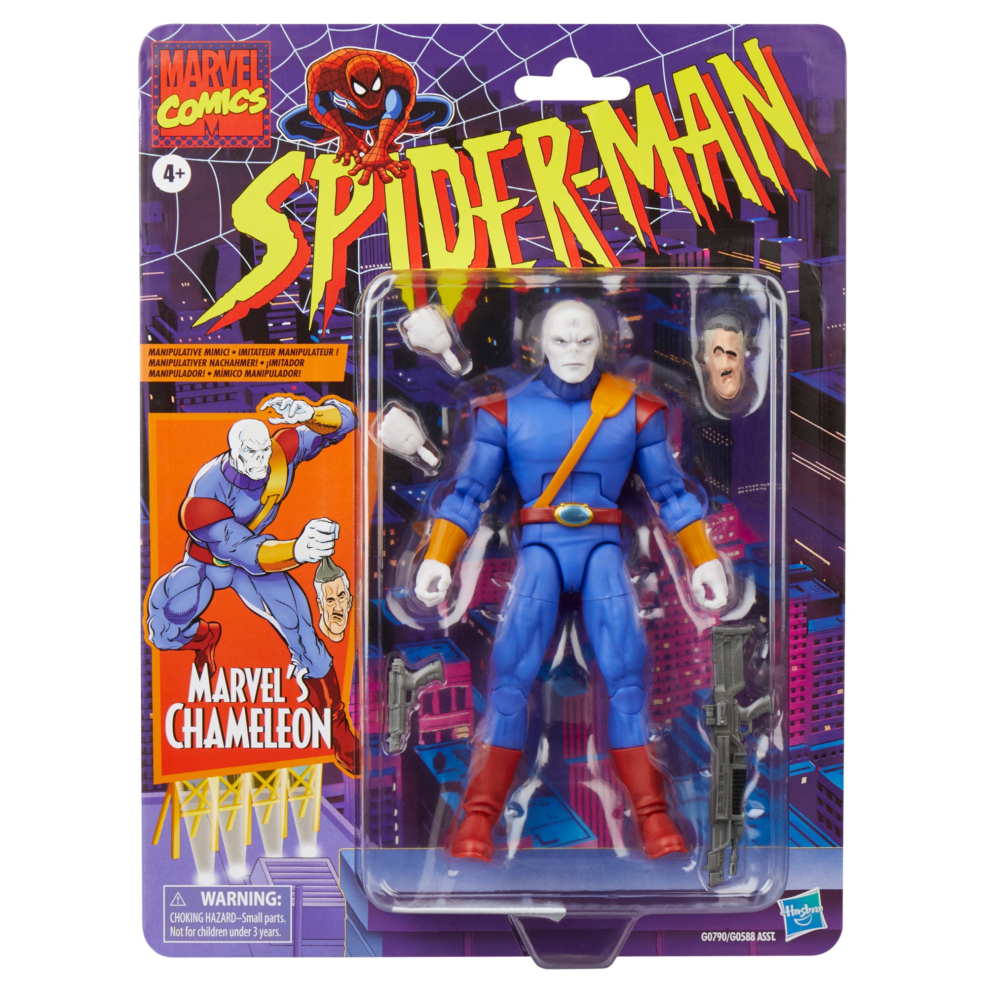 Marvel Legends Series Marvel's Chameleon, Retro Comics Collectible 6-Inch Scale Action Figure