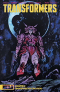 Transformers Volume 2 Transport to Oblivion standard cover by Daniel Warren Johnson and Mike Spicer