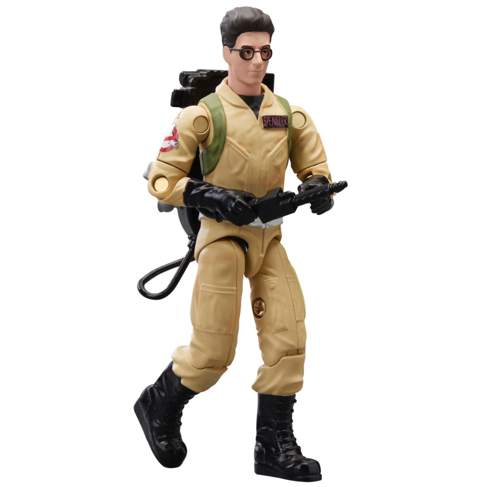 Ghostbusters 40th Anniversary figure - side view with Proton Pack