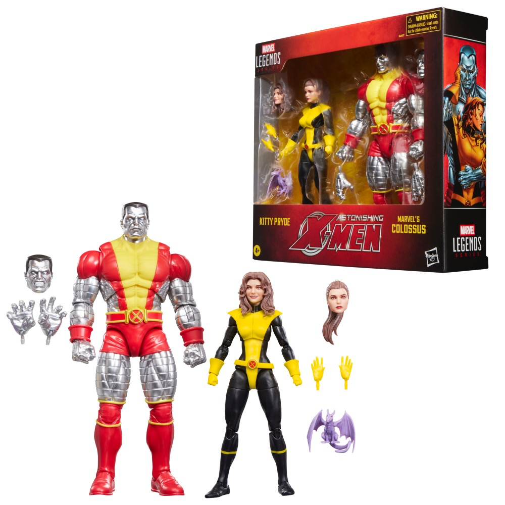 Marvel Legends Series X-Men Kitty Pryde & Marvel's Colossus Action Figure Two-Pack