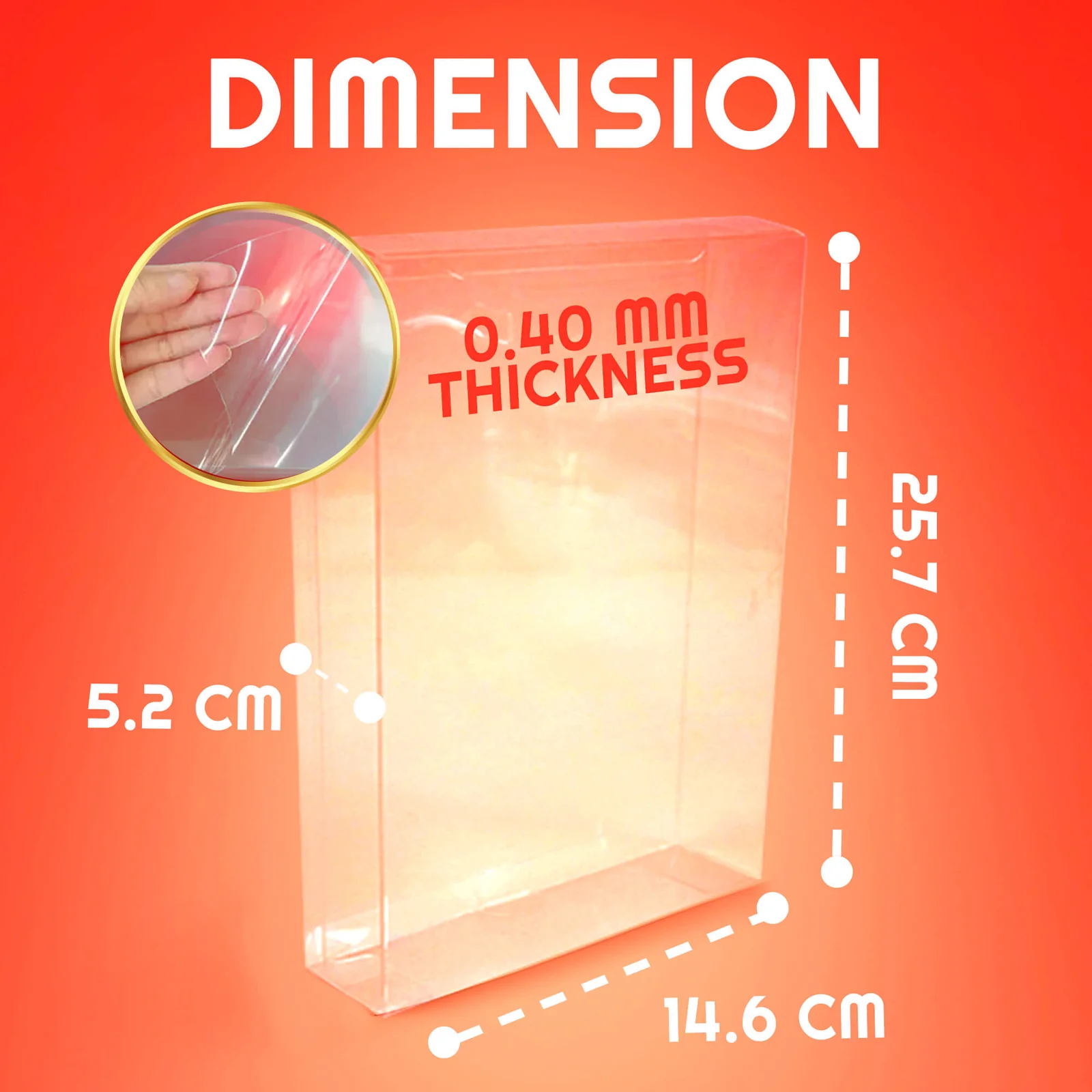 Dimensions 14.6 x 5.2 x 25.7 cm, 0.40mm thickness – EVORETRO GI Joe Classified protector