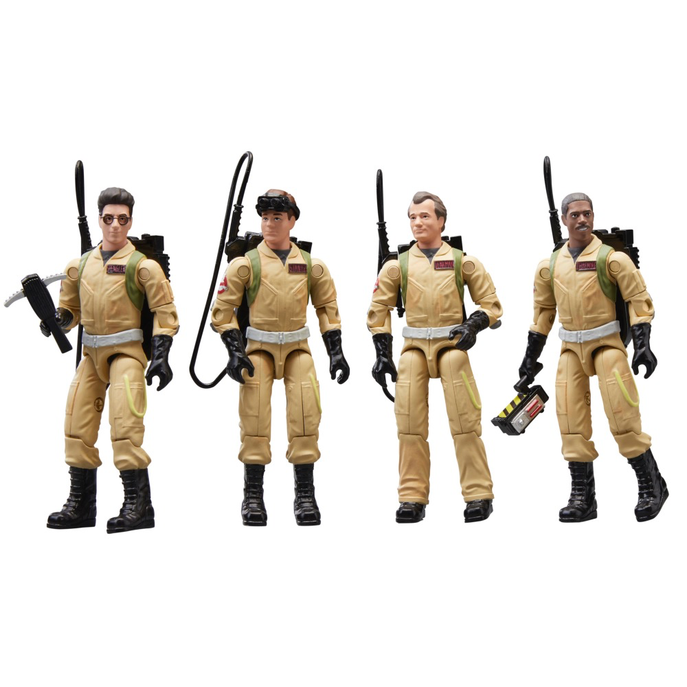 Ghostbusters 40th Anniversary 4-Pack - All four figures with Proton Packs and accessories