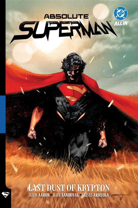 Absolute Superman Vol. 1: Last Dust of Krypton trade paperback cover by Rafa Sandoval