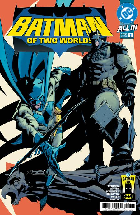 Batman of Two Worlds #1 Batman Day 2026 cover by Nick Dragotta
