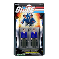 G.I. Joe ReAction+ Tomax and Xamot Crimson Guard Commanders 2-Pack on mirrored cardback – Super7
