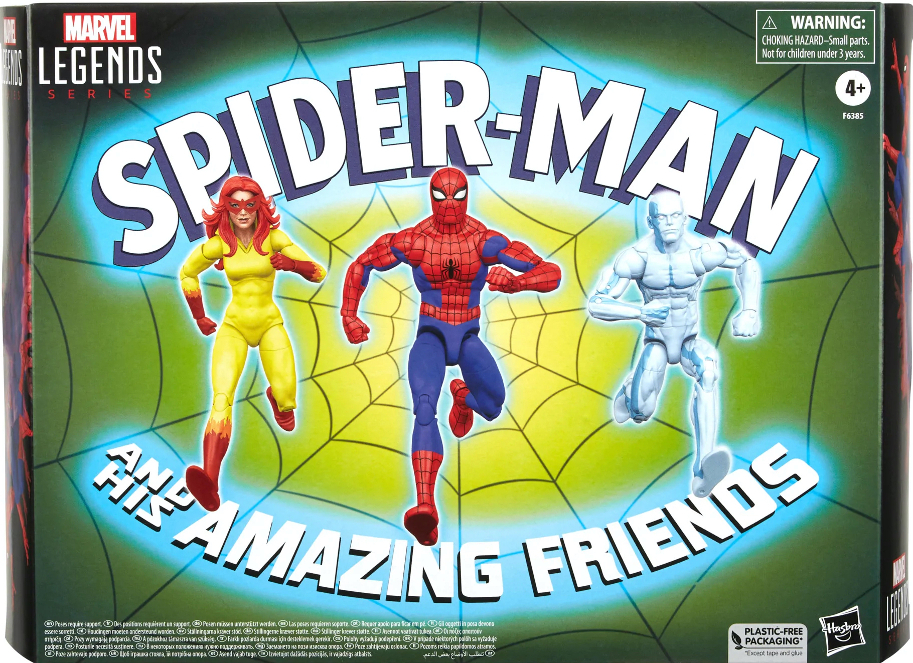 Marvel Legends Series Spider-Man and His Amazing Friends Multipack Action Figures (6")