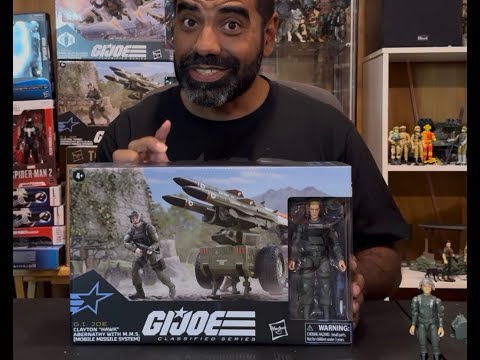 G.I. Joe Classified Series #182, Clayton “Hawk” Abernathy with M.M.S. (Mobile Missile System) Towable Vehicle